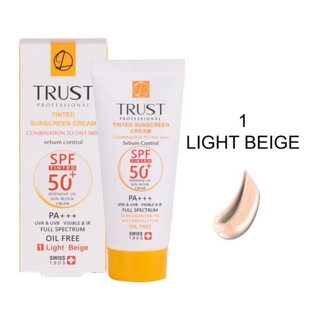 ضدآفتاب رنگی و ضدپیری بژ روشن ( پوست چرب و مختلط )